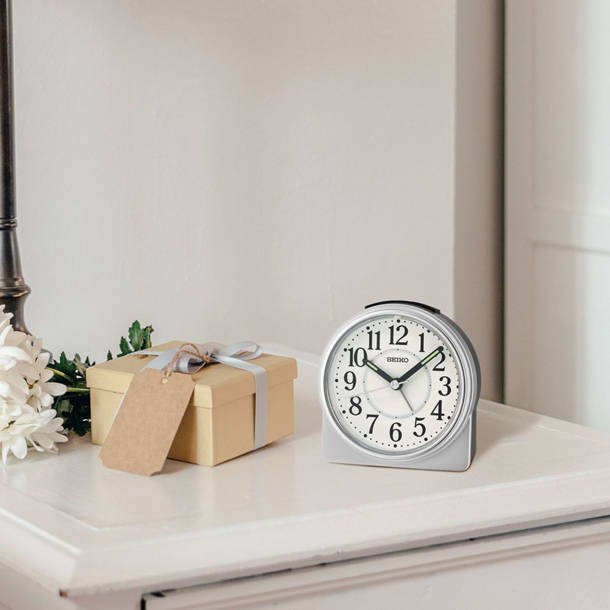 Seiko Analog Quartz Tabletop Clock with Alarm Wayfair